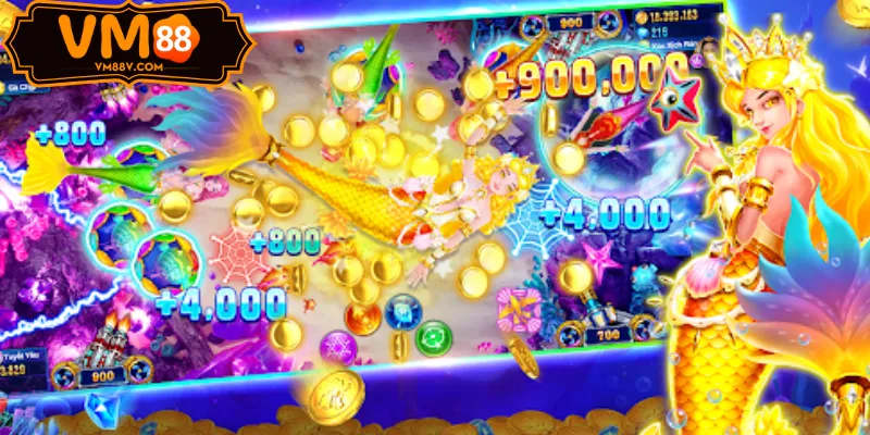 Bắn Cá Tiên - Game Bắn Cá 3D Đồ Họa Đẹp Mắt Đồ họa 3D Bắn cá tiên lấp lánh