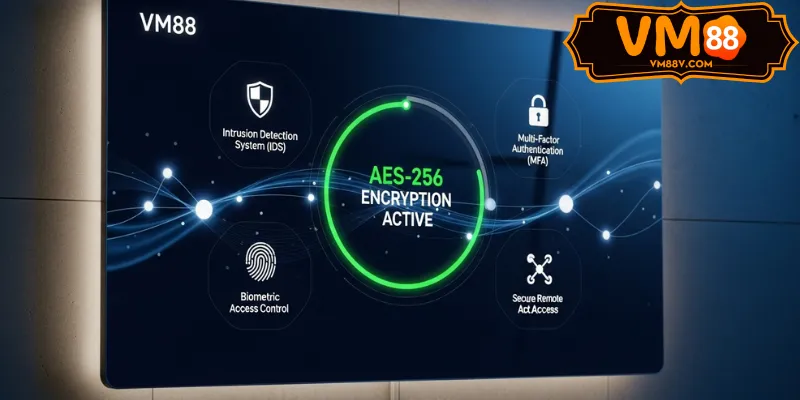 Bảo mật AES-256 VM88 an toàn