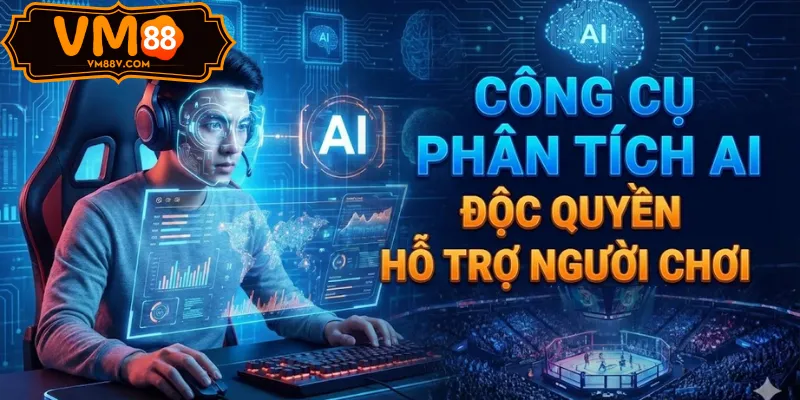 Công cụ AI hỗ trợ người dùng tại trang vm88v.com